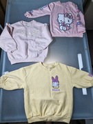 Super Zestaw 3 Bluzy Dziecięce Tylko Markowe Rozmiar 92