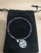 Fioletowa bransoletka bangle charms Chrysalis Nowa