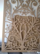 grube panele ażurowe z MDF