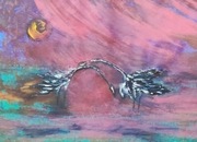 "Wtorek na mokradłach w kwietniu" oryg., sygn. obraz akryl. z cert.