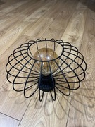 Lampa sufitowa LOFT plafon druciany klosz E27 + żarówka Edison