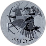 Artemida Bogowie Olimpu 1 oz uncja srebra AG 2023
