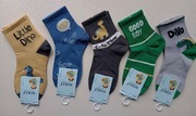 Skarpetki chłopięce , rozmiar 23/26,  zestaw 5par 