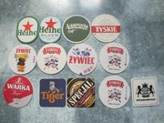 zestaw 13szt. podkładki podstawki kufel piwo kolekcje wafle
