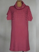 # Sweterkowa sukienka tunika z golfem - COLOURS - 42 #