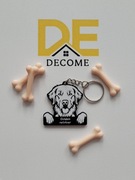 Personalizowany brelok z psem, Golden retriver