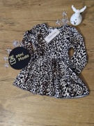 Sukienka welurowa dla dziewczynki 