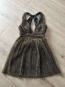 ZŁOTA SUKIENKA TOP SHOP XS 34 SYLWESTER