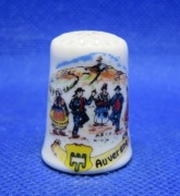 Naparstek Kolekcjonerski Porcelanowy - Auvergne 