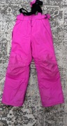 Spodnie narciarskie 122/128 szelki na polarze