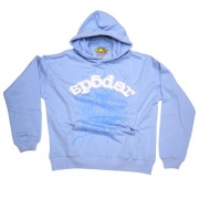 Bluza Sp5der Hoodie M Light Blue Nowa z Metką Streetwear