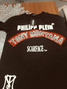 Koszulka meska L z metka czarna Philipp Plein