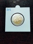 Moneta Francja 2 euro 2019 upadek muru berlińskiego 