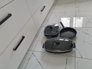 Zestaw garnków firmy euro fit 3 szt