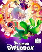 Wydruk cukrowy A4 premium włoski papier Modecor smok diplodok 