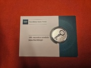 Moneta 10zł Srebrna Mennicza - 100. Rocznica urodzin Jana Karskiego