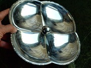 PATERA - ART DECO posrebrzana kulisty uchwyt QVIST