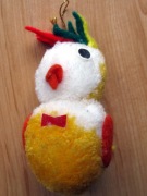 Maskotka pluszak papuga wys. 11 cm