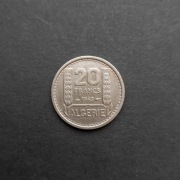 Algeria 20 francs 1949