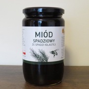 Miód spadziowy iglasty z własnej pasieki 2024 1KG 