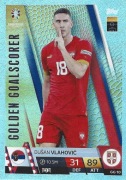 TOPPS MATCH ATTAX EURO 2024 GOLDEN GOALSCORER DUSAN VLAHOVIC SERBIA GG 10