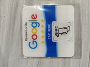 Plastikowa Karta NFC GOOGLE REVIEWS opiniokarta Podstawka Naklejka 