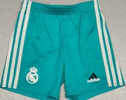 S) REAL MADRYT Adidas oryginalne spodenki klubowe Roz.116cm 