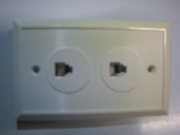 Gniazdo rj-45 2x natyknowe/podtynkowe Atel