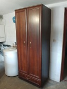 Szafa 2-drzwiona na ubrania 80 cm