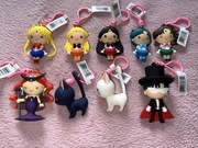 9 sztuk Figurki breloczki Sailor Moon 3D Foam Bag Clip series 1