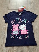 T-shirt dziewczęcy - Świnka Peppa - ROZM 122