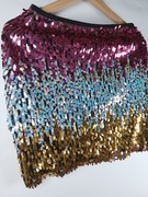 Spódnica cekinowa święta sylwester Boohoo M 38