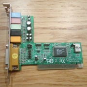 Karta dźwiękowa C-media/Mint 8738-6C 6-kanałów PCI używana