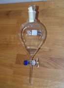 Rozdzielacz gruszkowy 500ml z kranem szklanym ILMABOR TGI Germany