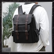 Plecak czarny skórzany do samolotu bagaż podręczny biznesowy kabinowy