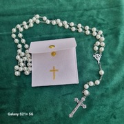 Różaniec do Pierwszej komuni św. +  utui na różaniec.