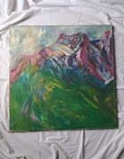 dekoracyjny inwestycyjny Aleksandra Nagiec olej 73,5x73,5