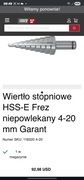 Wiertlo stopniowe Garant 118320 4-20 hss-e