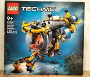 LEGO Technic 42201 Badawcza Łódź Podwodna Okręt Obrotowe Śmigła Ocean