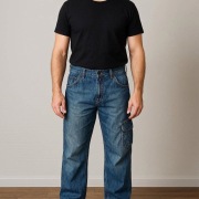 Spodnie Denim Baggy rozm.28 pas 42