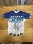 Granatowa koszulka rowerowa firma Scott rozmiar M