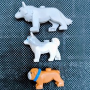 Lego figurka pies wilk mops buldog husky