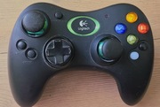 Original Pierwszy Xbox Classic Pad Gamepad Kontroler Bezprzewodowy Logitech
