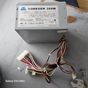 Zasilacz PC 350W CODEGEN 20+4Pin CPU 4 Pin 1x FDD 4x Molex RETRO testowany