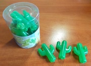 Kostki lodu wielokrotnego użytku - kaktusy (10 szt.)