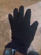 Rękawiczki polarowe czarne rozmiar 8