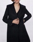 ZARA,LUX, Premium,75% Wełniany płaszcz, męski krój, Dyplomatka, L