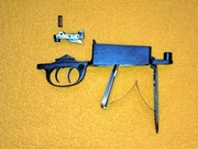 Części do sztucera Mauser 98  - otwierane pudełko ze spustami  - oryginał