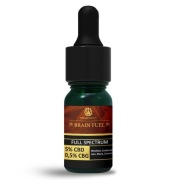 Olej CBD Brain Fuel Rhodiola, Cordyceps, Lion's 5%