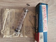Strzykawka szklana original rekord 1975r NOWA 5ml